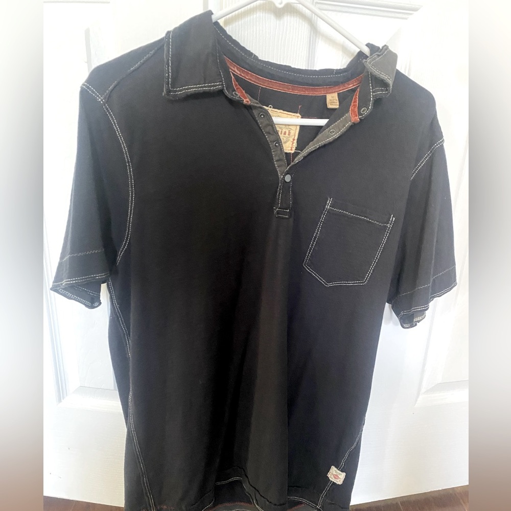 Men’s medium Jeremiah black polo shirt